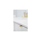 Fogantyú Furnipart EDGE Straight   20mm, alumínium, csiszolt sárgaréz