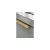 Fogantyú Furnipart EDGE Straight   20mm, alumínium, antik sárgaréz