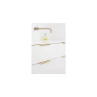 Fogantyú Furnipart EDGE Straight   80-160mm, alumínium, csiszolt sárgaréz