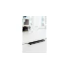 Fogantyú Furnipart EDGE Straight   80-160mm, alumínium, csiszolt matt fekete