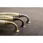 TULIP fogantyú Country 128-sötét bronz/porcelán repedezett