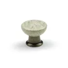 TULIP Bútorgomb Country óbronz/porcelán bézs repedezett