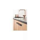 Fogantyú Furnipart STATION  160mm, alumínium, csiszolt fekete matt