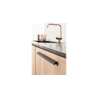 Fogantyú Furnipart STATION  320mm, alumínium, csiszolt fekete matt