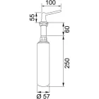 FRANKE Tartozék 119.0084.687 mosogatószer adagoló Basic