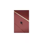 Fogantyú Furnipart PLATO gomb, alumnium, csiszolt matt fekete