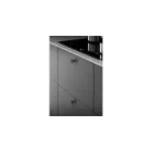 Fogantyú Furnipart PLATO gomb, alumnium, csiszolt antracit