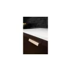 Fogantyú Furnipart FRINGE  160mm, alumínium, csiszolt sárgaréz