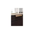 Fogantyú Furnipart BENCH   80-160mm, alumínium, csiszolt sárgaréz