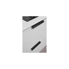 Fogantyú Furnipart BENCH   80-160mm, alumínium, csiszolt matt fekete