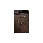 Fogantyú Furnipart TAU  160mm, alumínium, csiszolt sárgaréz