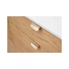 Fogantyú  Furnipart ACCENT   32mm, alumínium, csiszolt sárgaréz