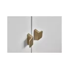 Fogantyú Furnipart ENVELOPE   32mm, alumínium, csiszolt sárgaréz