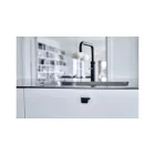 Fogantyú Furnipart ENVELOPE   32mm, alumínium, csiszolt fekete