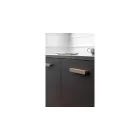 Fogantyú Furnipart ELAN  160mm, alumínium, csiszolt sárgaréz
