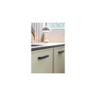 Fogantyú Furnipart ELAN   32mm, alumínium, csiszolt fekete