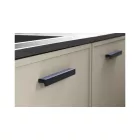 Fogantyú Furnipart ELAN   32mm, alumínium, csiszolt fekete