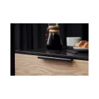 Fogantyú Furnipart ARTISAN  160mm, alumínium, csiszolt matt fekete