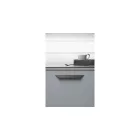 Fogantyú Furnipart STREAMLINE   96mm, alumínium, fekete