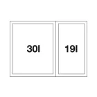 BLANCO 526203 sorter SELECT II 60/2