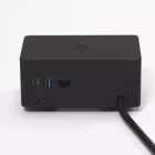 VersaQ HUB 1x 230V, 1x RJ45, USB A+C 5V, 1x HDMI, Qi töltő, fekete