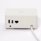 VersaQ HUB 1x 230V, 1x RJ45, USB A+C 5V, 1x HDMI, Qi töltő, fehér, Schuko