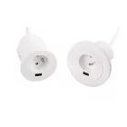 VersaTag 1x 230V, 1x USB-A, fehér