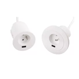 VersaTag 1x 230V, 1x USB-A, fehér