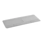 LEGRAND Pop-up dupla, 4x 230V, alumínium
