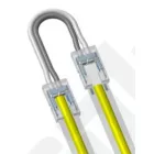 StrongLumio gyorscsatlakozó,  kettő 10mm fehér LED szalag csatlakozásához,150mm