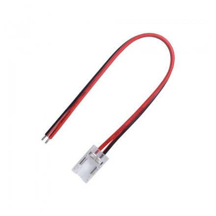 StrongLumio gyorscsatlakozó, 10 mm egyszínű LED szalag  - 2 eres kábel
