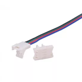   StrongLumio gyorscsatlakozó, 10mm színes RGB LED szalag - 4 eres kábel