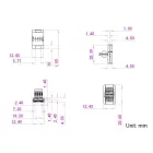 StrongLumio gyorscsatlakozó, kettő színes 10mm RGB LED szalagokhoz – 4 PIN