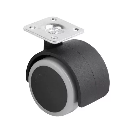 StrongCastors kerék puha futófelülettel, átmérő 50, szürke, kerék talppal