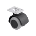 StrongCastors kerék puha futófelülettel, átmérő 40, szürke, kerék talppal