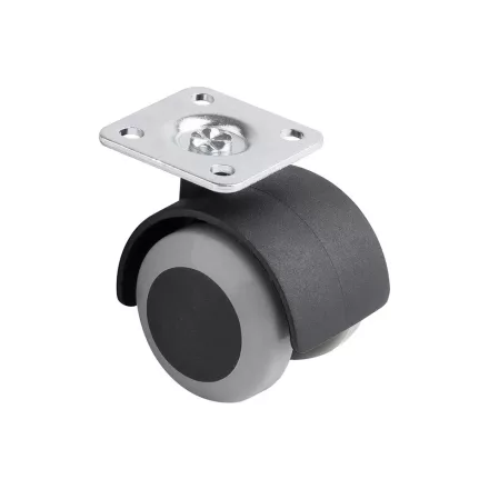 StrongCastors kerék puha futófelülettel, átmérő 40, szürke, kerék talppal