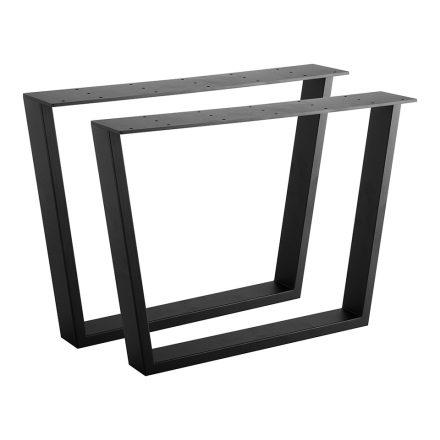 STRONG asztallábazat domború, 420x580, fekete