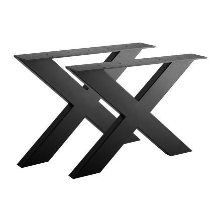 STRONG asztallábazat X, 420x580, fekete