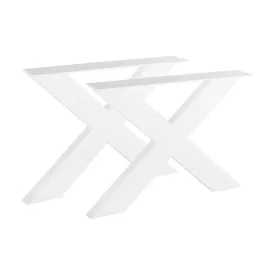 STRONG asztallábazat X, 420x580, fehér
