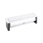 VersaTurn 2x 230V, 1x USB A/C 5V, 1x RJ45, HDMI fehér üveg