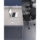 VersaPick, 1x USB A/C, ovális, fekete matt