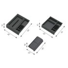 GOLLINUCCI Fürdőszobai fiók rendező doboz, 270mm mély fiókba, fehér