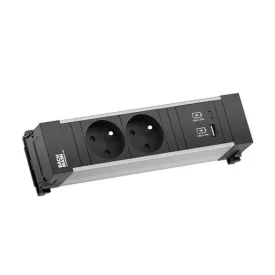   BACHMANN 916.525 dugaszoló aljzat egység 2x 230V + USB A/C 22W