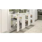 KES 002140 K-Line dupla kosár 150mm 90° 3D ezüst