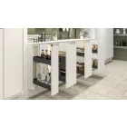 KES 002140 K-Line dupla kosár 150mm 90° 3D antracit
