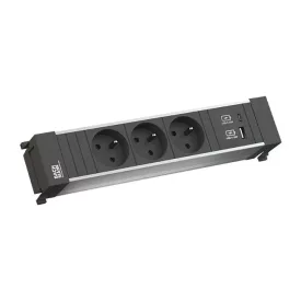 BACHMANN 916.526 dugaszolóegység 3x 230V + USB A/C 22W