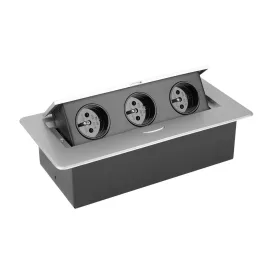  StrongPower Elektromos dugaszoló aljzat 3x230V,francia típus, nemesa.im.