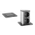 STRONG PowerUp konnektor, 2x230V, Fekete, Schuko