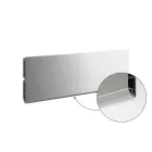 SCILM szokli lábazati takaró előlap 120 mm (2m), csiszolt alumínium