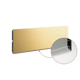   SCILM szokli lábazati takaró előlap 100 mm (4m), arany csiszolt